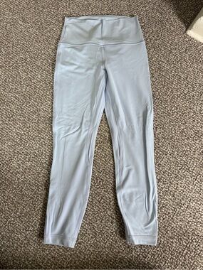 lululemon athletica Lilac/Light Blue High-Rise Leggings